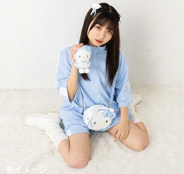 Pochacco Plush Backpack Clip Keychain Sanrio Blue Angel Series
