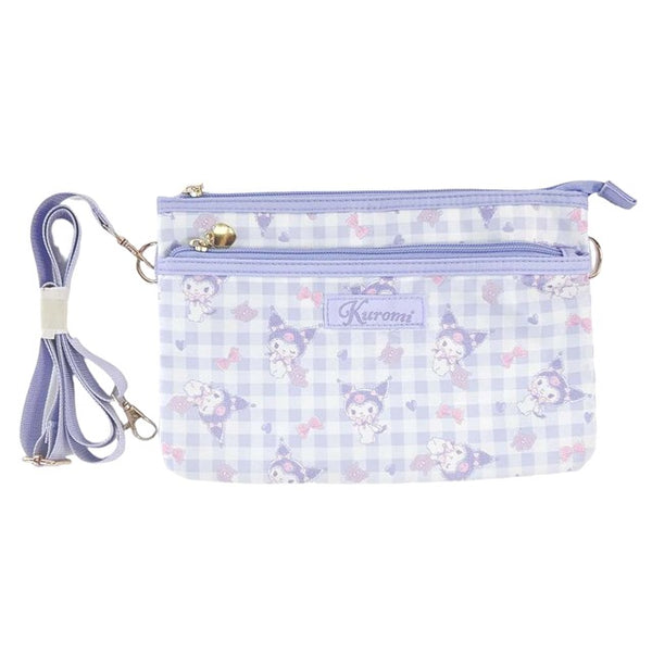 Kuromi Crossbody Bag Gingham Sanrio Shoulder Bag