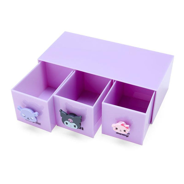Kuromi Mini Organizer Sanrio 3-Tier Besties Stacking Container