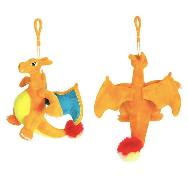 Pokemon Charizard Plush Backpack Clip Keychain Nintendo Toys