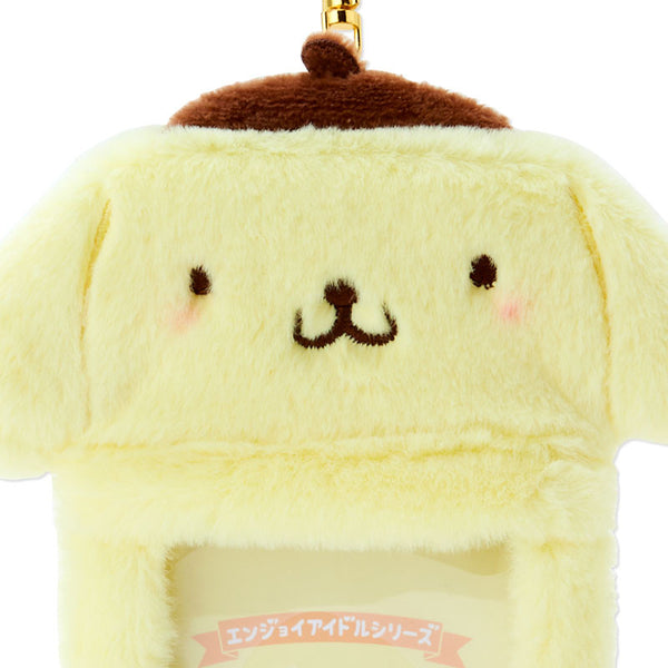 Pompompurin Plush ID Card Holder with Clip Sanrio