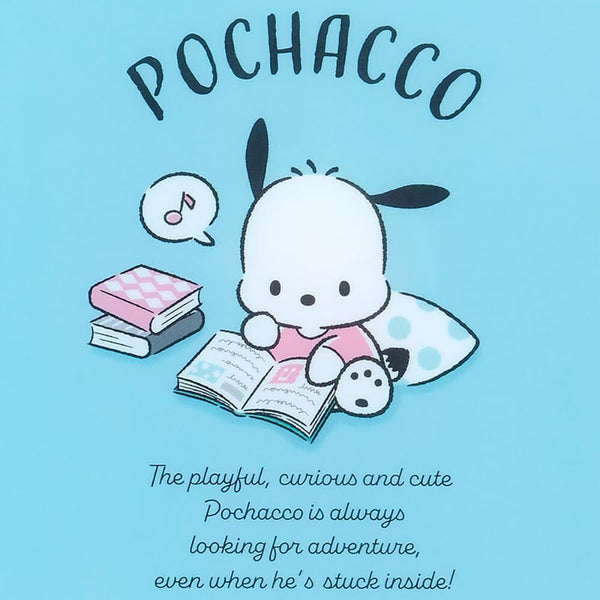 Pochacco File Folder with Zipper 6-Pockets Sanrio Japan