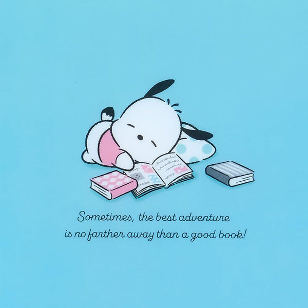 Pochacco File Folder with Zipper 6-Pockets Sanrio Japan