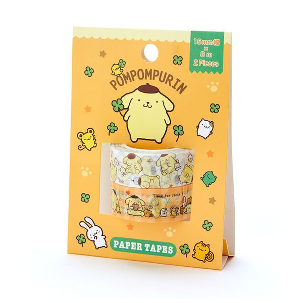 Pompompurin Washi Tape Set of 2 Sanrio Stationery