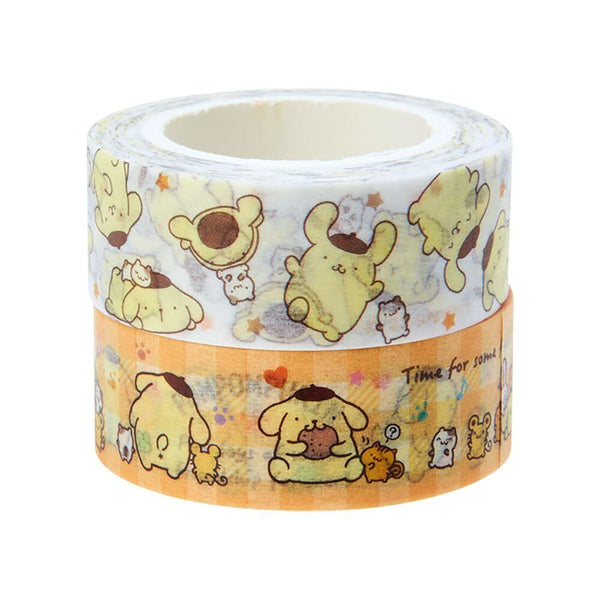 Pompompurin Washi Tape Set of 2 Sanrio Stationery