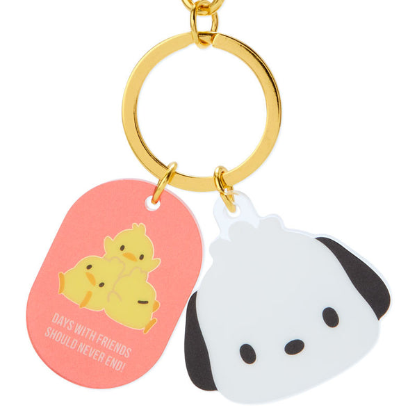 Pochacco Besties Keychain Sanrio Acrylic Key Ring