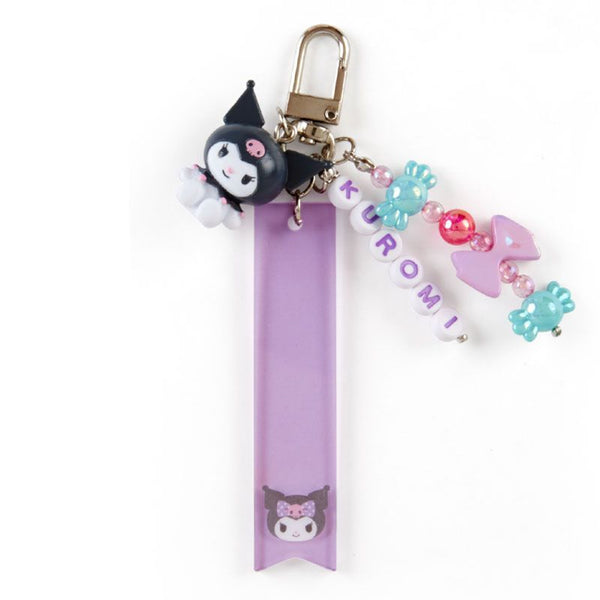 Kuromi Kawaii Keychain with Stickers Customizable Sanrio Japan