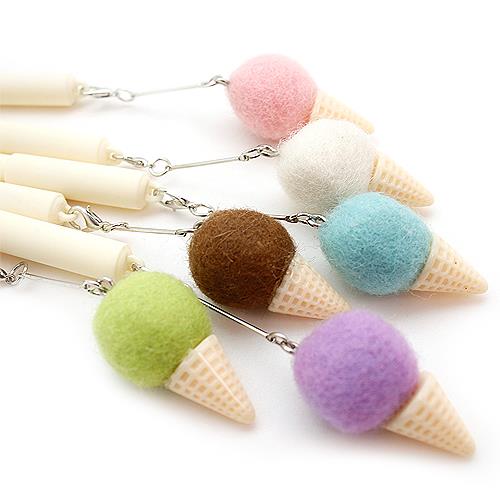 Ice Cream Gel Pen Sweet Stationery Dangling Ice Cream Cone (1 random)