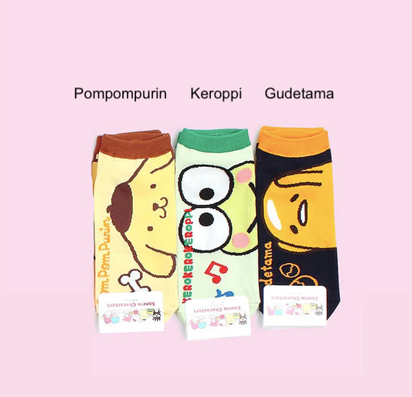 Sanrio Characters Socks Women Low Cut Ankle Socks