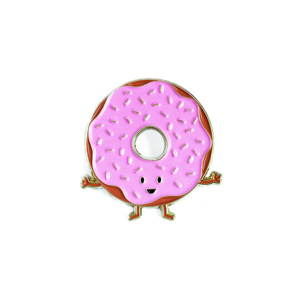 Donut Let Me Go Enamel Pin Kawaii Accessories