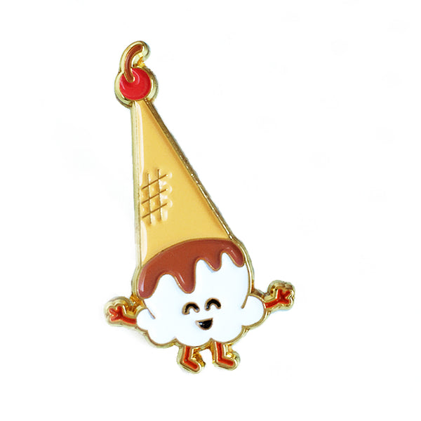 Kawaii Enamel Pin Ice Cream Cone