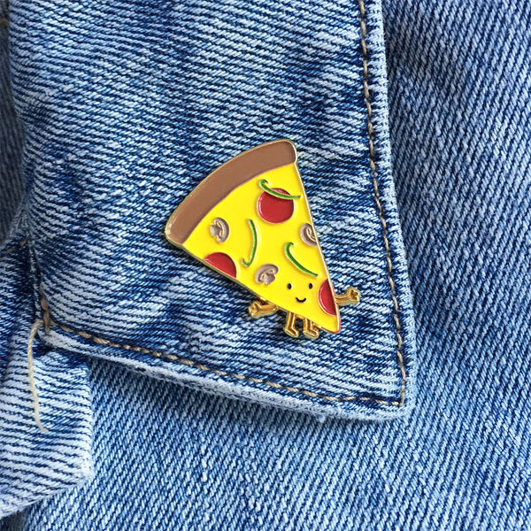 Kawaii Enamel Pin You've Stole A Pizza My Heart