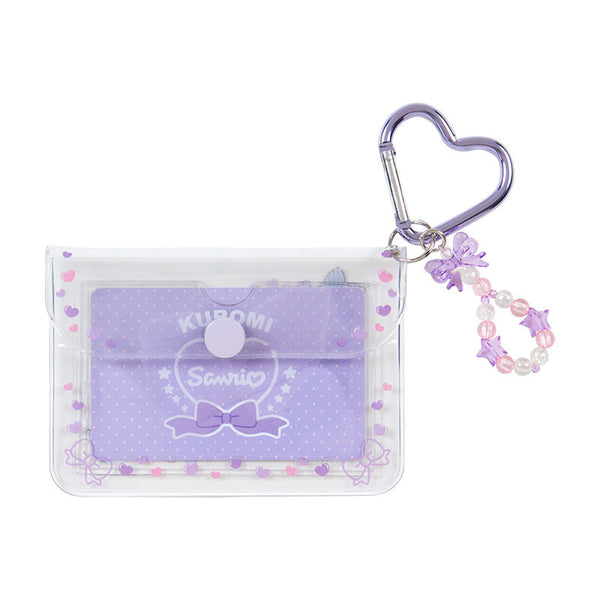 Kuromi ID Badge Case with Beaded Charm Sanrio Academy Series