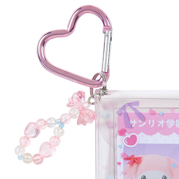 My Melody ID Badge Case with Beaded Charm Sanrio Academy Series