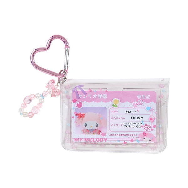 My Melody ID Badge Case with Beaded Charm Sanrio Academy Series