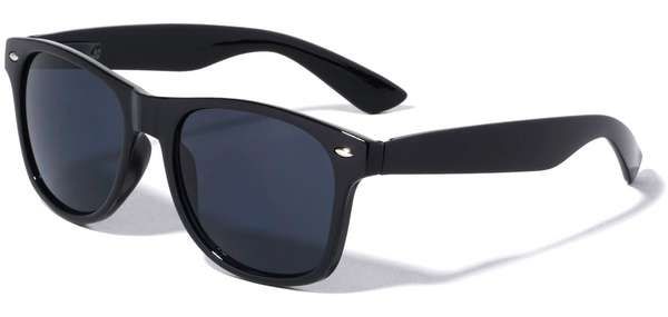 Classic Sunglasses for Men and Women Dark Lens UV400 (Black)
