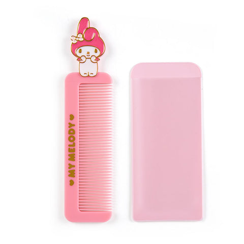 My Melody Hair Comb with Case Sanrio Travel Accessories
