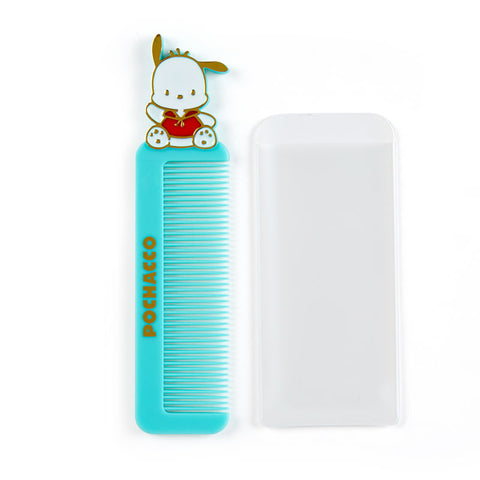 Pochacco Hair Comb with Case Sanrio Travel Accessories