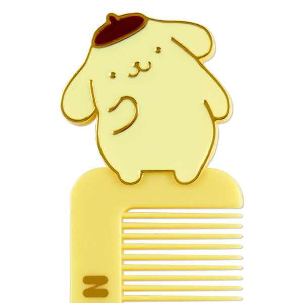Pompompurin Hair Comb with Case Sanrio Travel Accessories
