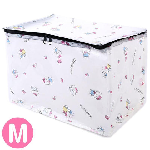 Hello Kitty Storage Bag Foldable with Zipper Sanrio Japan (M)