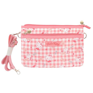 Hello Kitty Crossbody Bag Gingham Sanrio Shoulder Bag