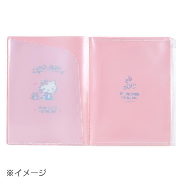 Kuromi File Folder with Zipper 6-Pockets Sanrio Japan
