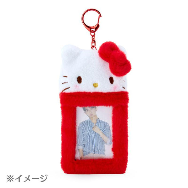 Hello Kitty Plush ID Card Holder with Clip Sanrio
