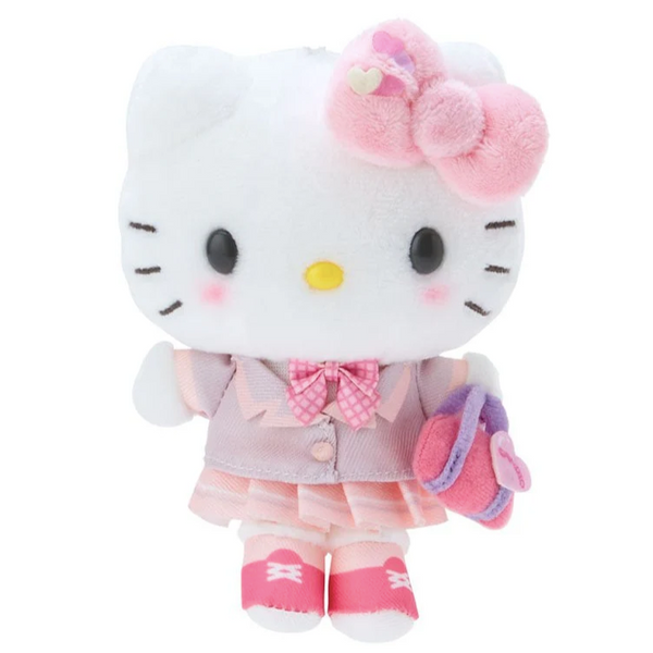 Hello Kitty Plush Backpack Clip Keychain Sanrio Academy Series