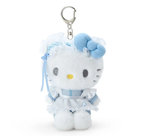 Hello Kitty Plush Backpack Clip Keychain Sanrio Blue Angel Series