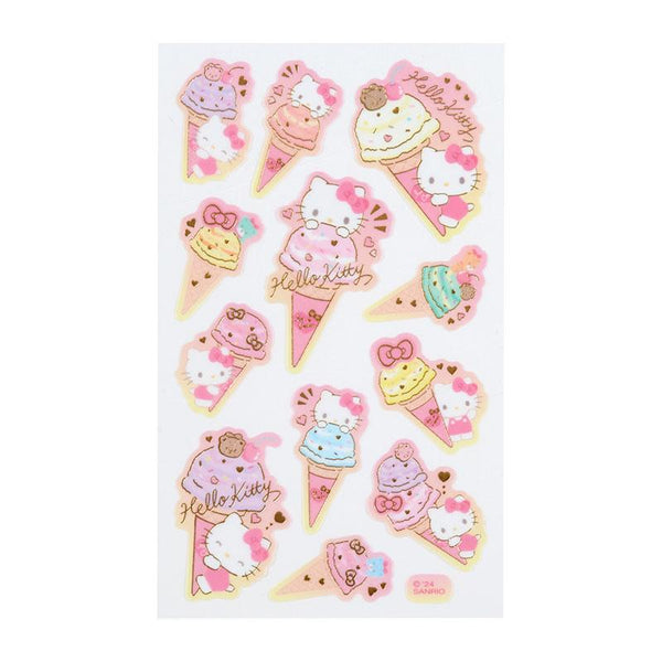 Hello Kitty Sticker Sheet Sanrio Ice Cream Party Series