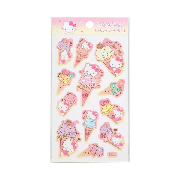 Hello Kitty Sticker Sheet Sanrio Ice Cream Party Series