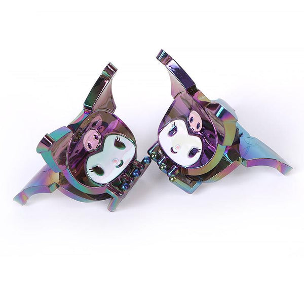 Kuromi Mini Hair Clips Iridescent (Set of 4)