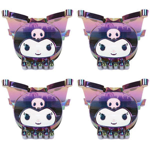 Kuromi Mini Hair Clips Iridescent (Set of 4)