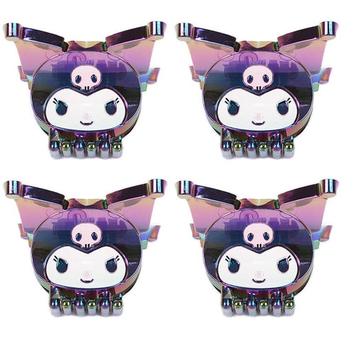 Kuromi Mini Hair Clips Iridescent (Set of 4)