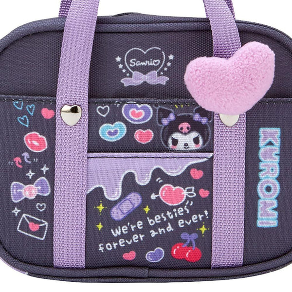 Kuromi Mini Handbag Sanrio Academy Series Skuba Style