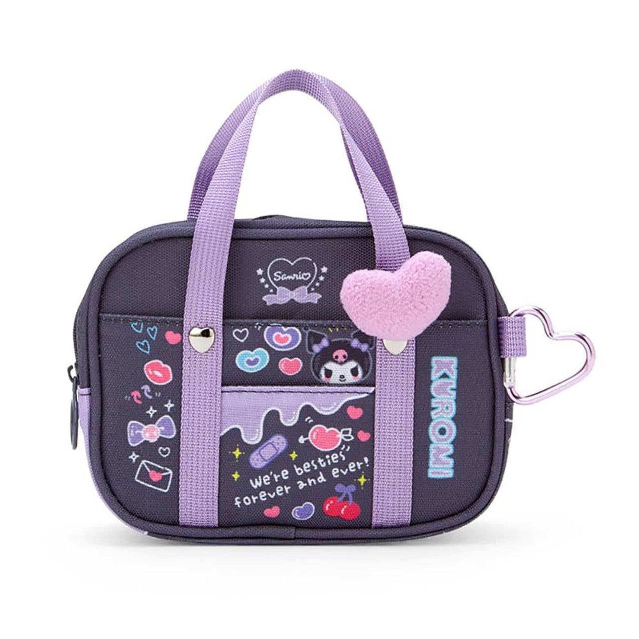 Kuromi Mini Handbag Sanrio Academy Series Skuba Style