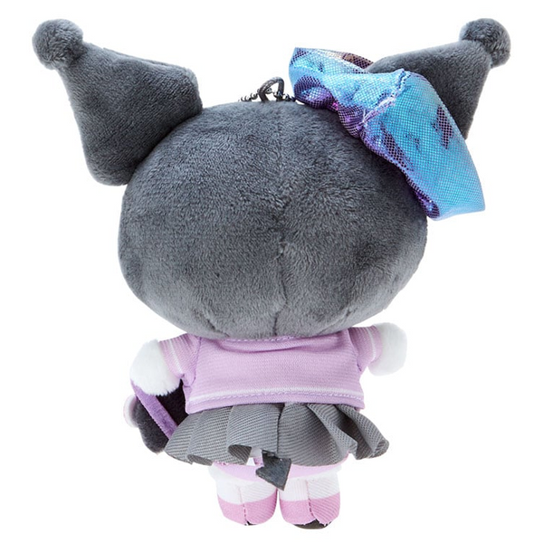 Kuromi Plush Backpack Clip Keychain Sanrio Academy Series