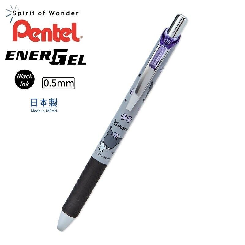 Kuromi Pentel EnerGel Retractable Gel Pen Sanrio Japan