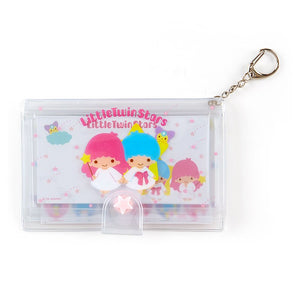 Little Twin Stars Memo Pad and Stickers with Case Sanrio Keychain