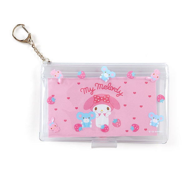 My Melody Memo Pad and Stickers with Case Sanrio Keychain