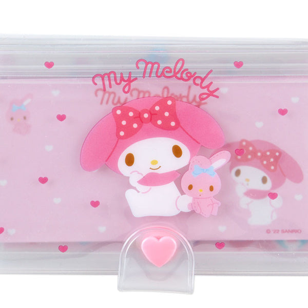 My Melody Memo Pad and Stickers with Case Sanrio Keychain