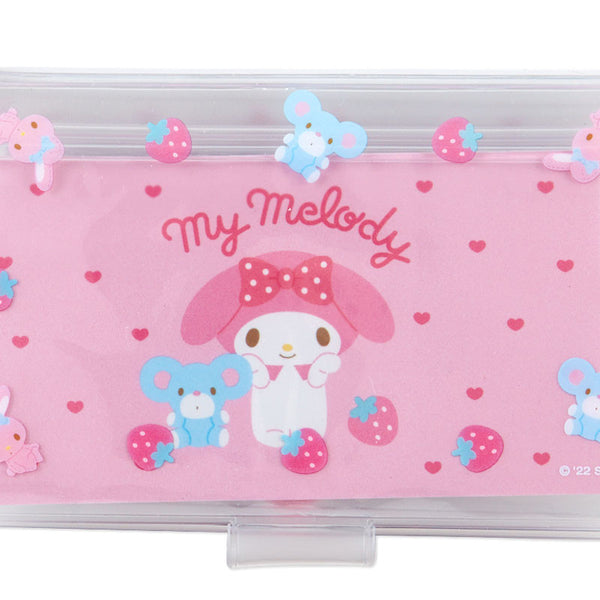 My Melody Memo Pad and Stickers with Case Sanrio Keychain