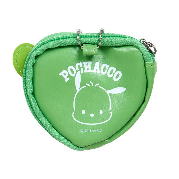 Pochacco Mini Pouch with Badge Sanrio Colorful Heart Series