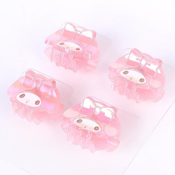 My Melody Mini Hair Clips Iridescent (Set of 4)