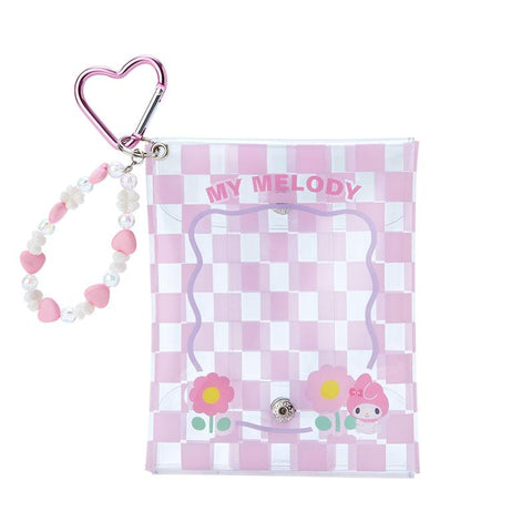 My Melody Mini Pouch Keychain Sanrio Pastel Check Series