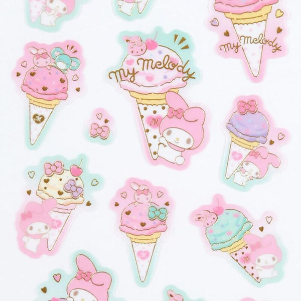 My Melody Sticker Sheet Sanrio Ice Cream Party Series