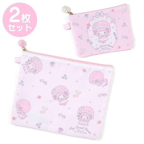 My Sweet Piano Flat Pouch Set Sanrio Meringue Party Series