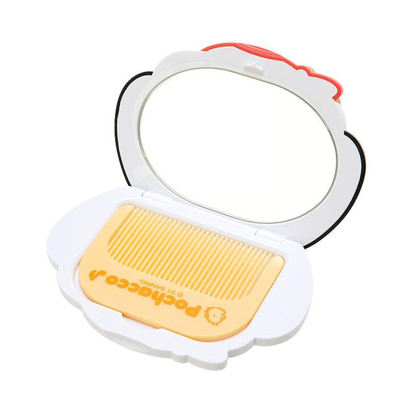 Pochacco Mirror and Comb 2-Piece Set Sanrio Travel Accessories