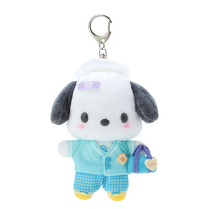 Pochacco Plush Backpack Clip Keychain Sanrio Academy Series