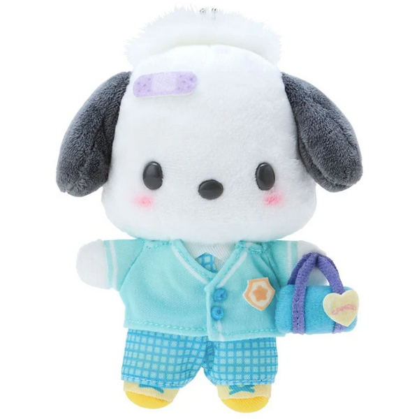 Pochacco Plush Backpack Clip Keychain Sanrio Academy Series